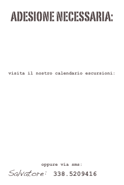 Adesione Necessaria:









visita il nostro calendario escursioni:














info@carbonaribikers.com 

oppure via sms:
Salvatore:  338.5209416         