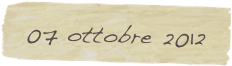07 ottobre 2012
