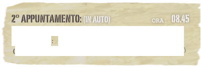2° appuntamento: (in auto)                            Ora: 08.45 
Dove: Falciano del Massico - Proprio attorno al lago 
Nel Navig.: Via Lago, incrocio con Via Santo Maulo (Coordinate Long.41.1494716 / Lat.13.9644249)

