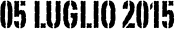 05 Luglio 2015