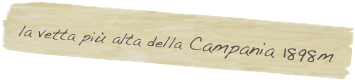 la vetta più alta della Campania 1898m